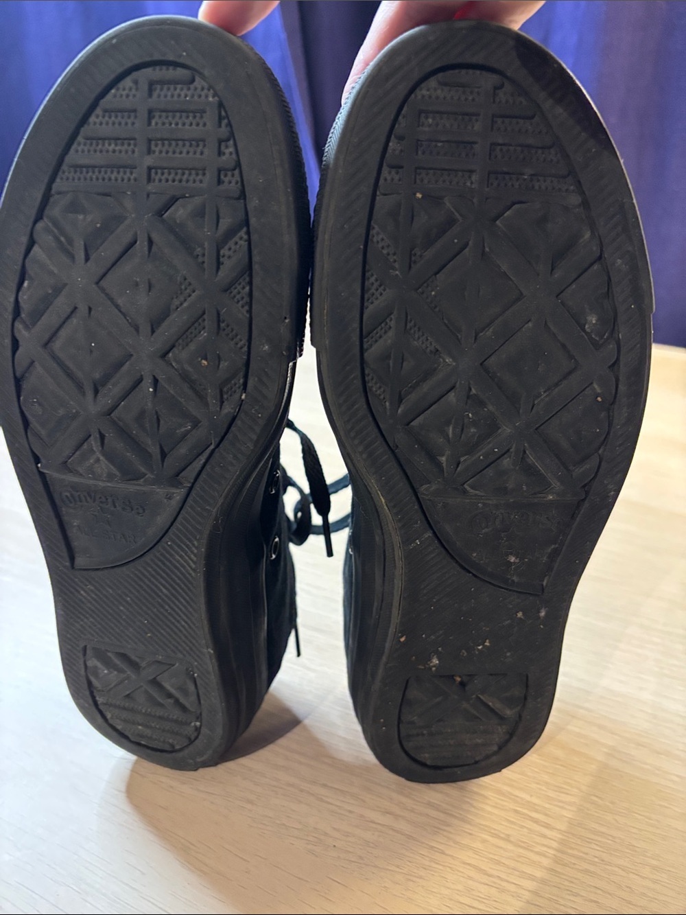 Converse Classic Low-Top Ox Black Monochrome Canvas Sneakers - Picture 8 of 8